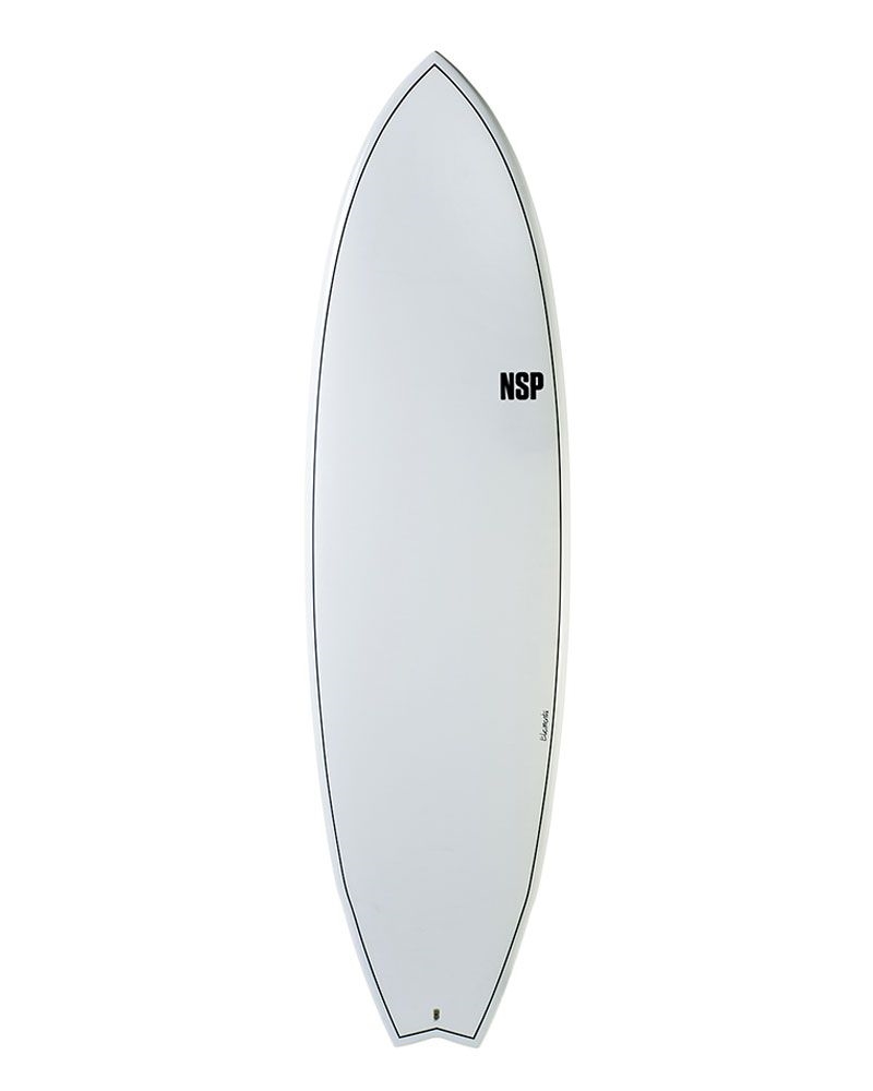 NSP Elements HDT Fish 6\'4 White FTU