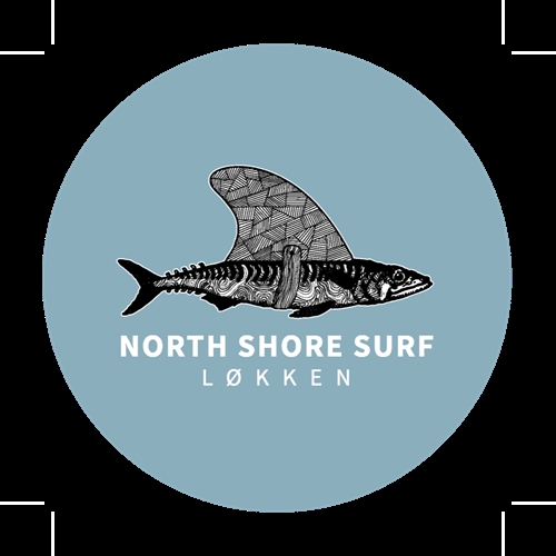 North Shore Surf Stickers - LOGO