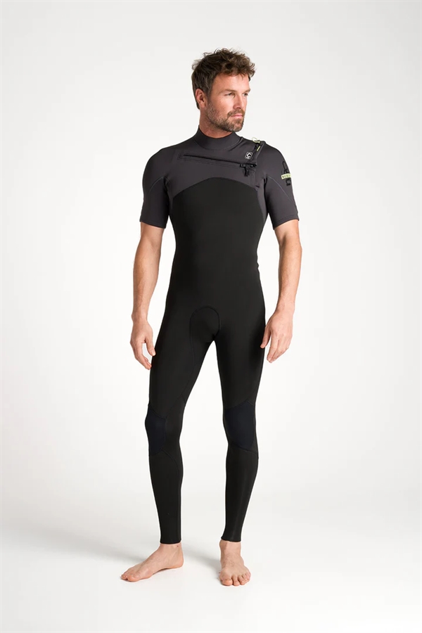 C-skins NuWave Session Lite 2:2 Short Arm Steamer - Black