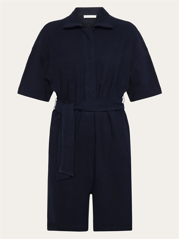 KnowledgeCotton Apparel - Posey Wide Fit Boucl'e Playsuit