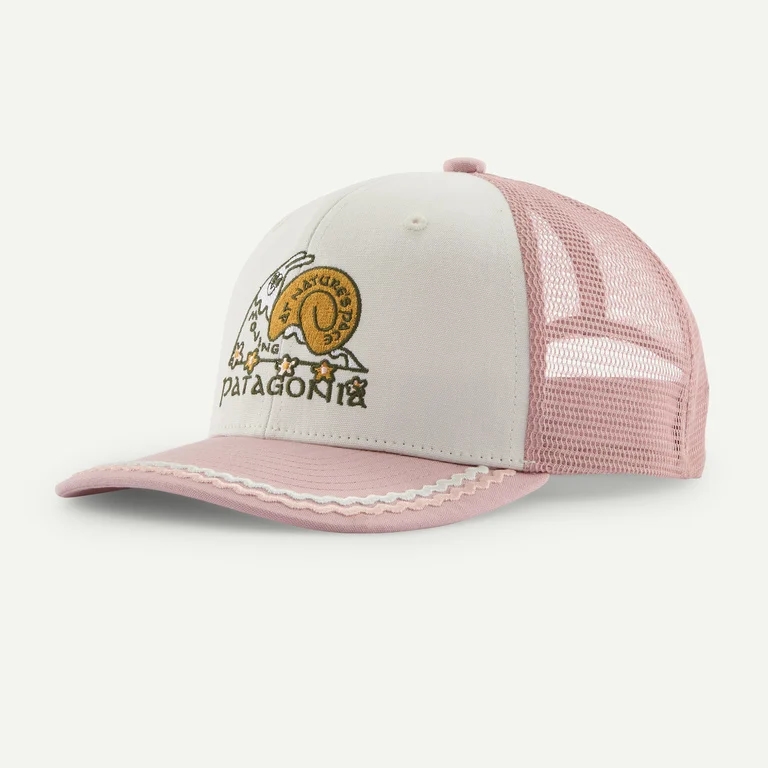 Patagonia Kids Trucker Hat - Nature\'s Pace: Birch White