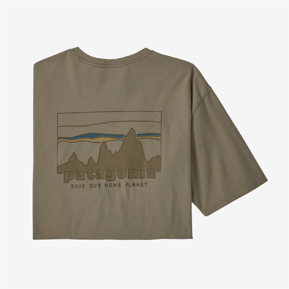 Patagonia Mens \'73 Skyline Organic T-Shirt - Garden Green
