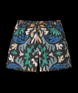 Patagonia Mens Baggies Shorts 5 in. - Kaleido: Black