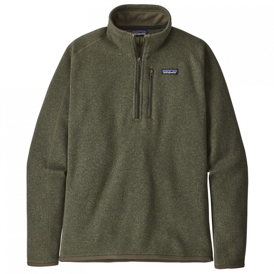 Patagonia Men\'s Better Sweater 1/4 Zip - Industrial Green