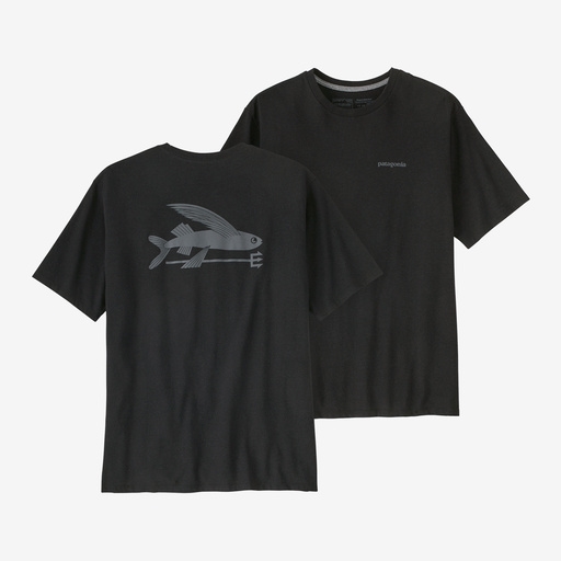 Patagonia Flying Fish Responsibili-Tee - Ink Black