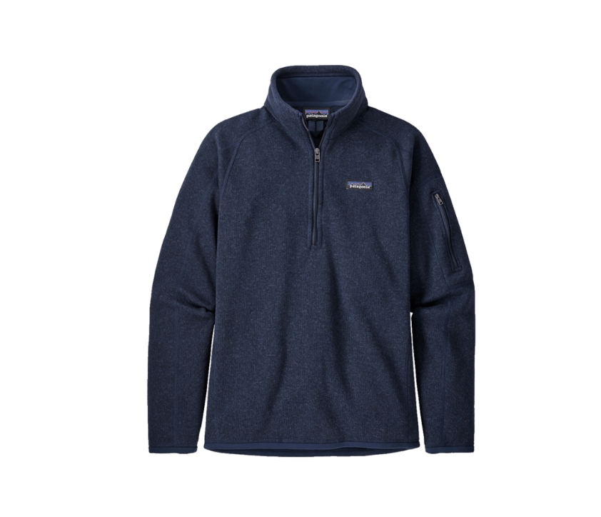Patagonia Womens Better Sweater 1/4 Zip - New Navy