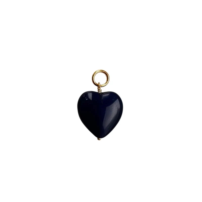 Pico French Grande Heart Pendant - FG Midnight