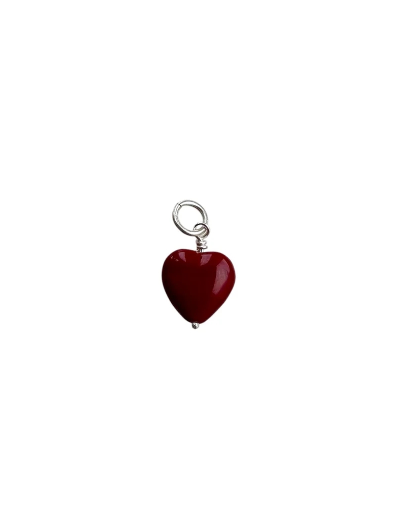 Pico French Heart Pendant - FS Wine
