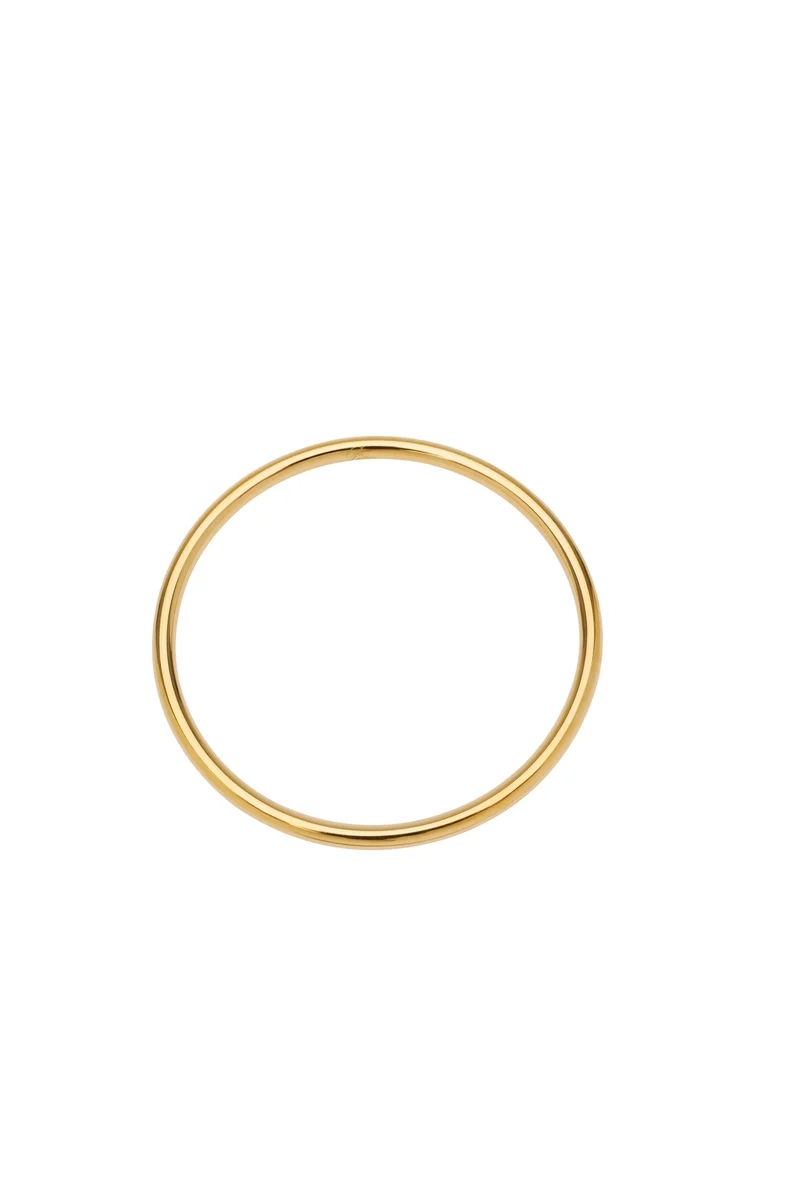 Pico Ray Bangle 4mm - FG Goldplated 62cm