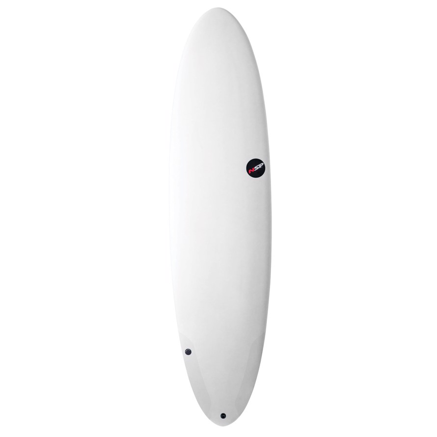 NSP Protech Fun 7\'6" White Surfboard