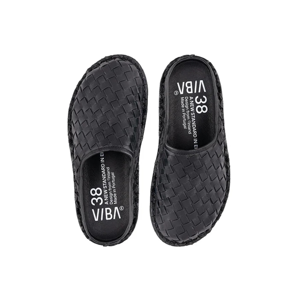 VIBAe ROMA Woven Leather - Preto Black