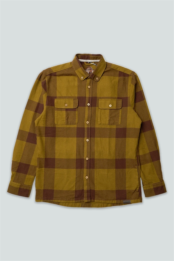 Lakor Recycled Workshirt - Fir Green