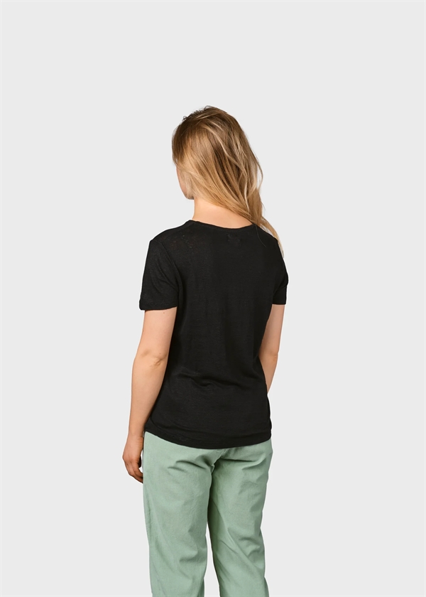 Klitmøller Collective Rikke Linen T-shirt - Black