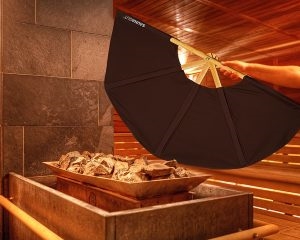 Saunagut Saunagus Vifte -Stor - Mørkebrun