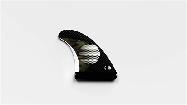 Firewire Endorfins KS1 Thruster Fin setup Large - Black/Camo