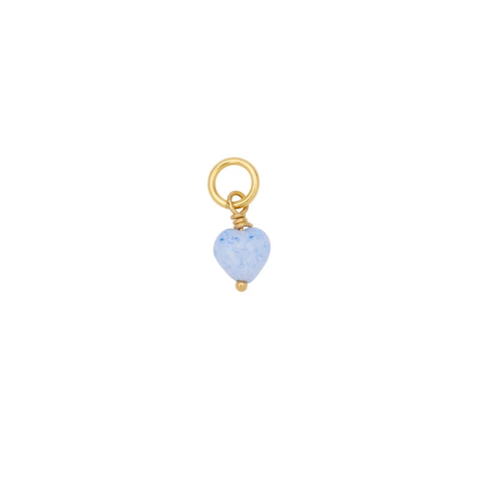 Pico French Mini Heart Pendant - Sky/FG