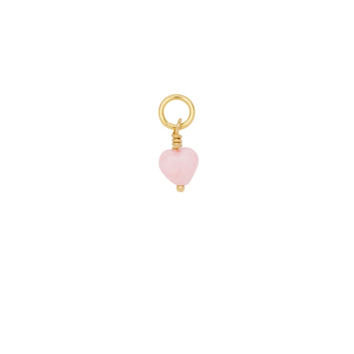 Pico French Mini Heart Pendant - Powder/FG