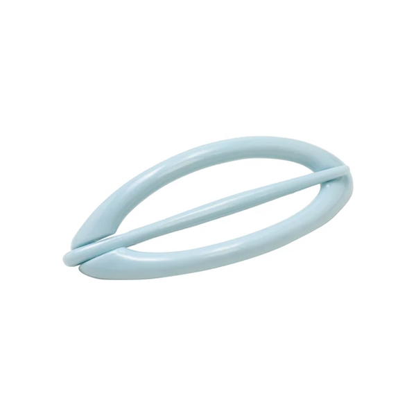 Pico Oval Hair Pin - Pastel Blue