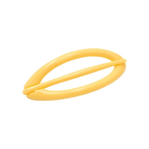 Pico Oval Hair Pin - Butter Yellow