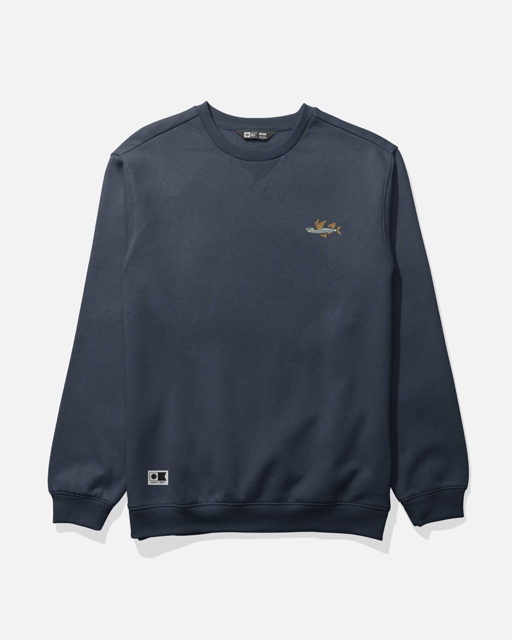 Salty Crew Worn in Crew Fleece - Navy