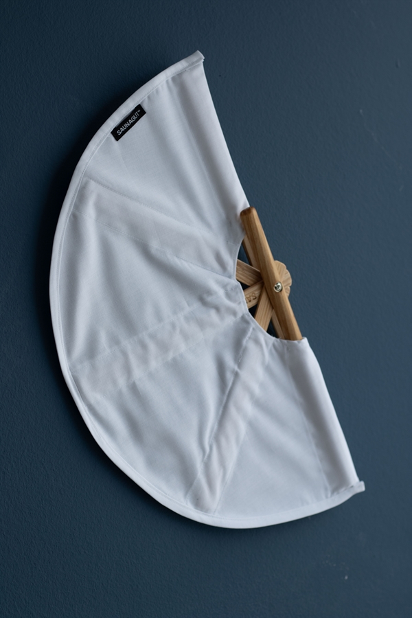 SaunaGut Micro vifte til røgelse - Hvid