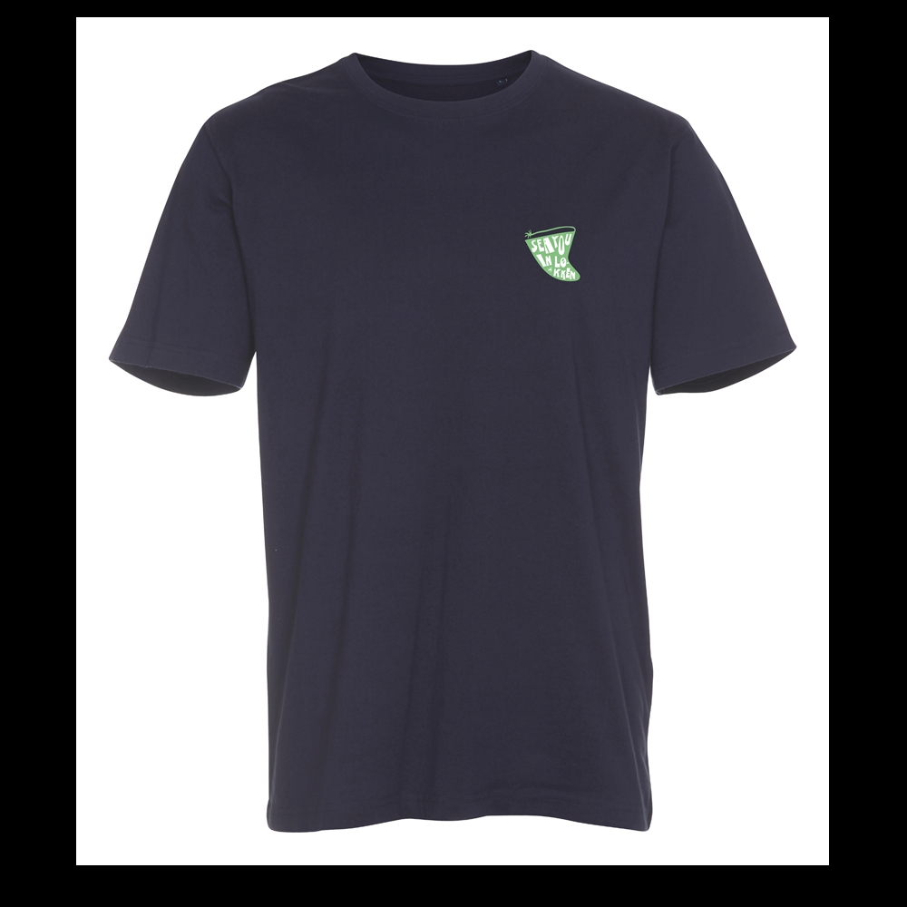 North Shore Surf - T-Shirt “ Sea you in Løkken” - Navy Blue