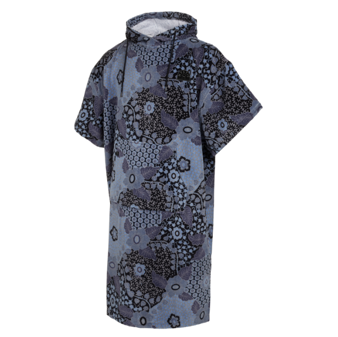 Poncho Mystic Velours AOP - Black