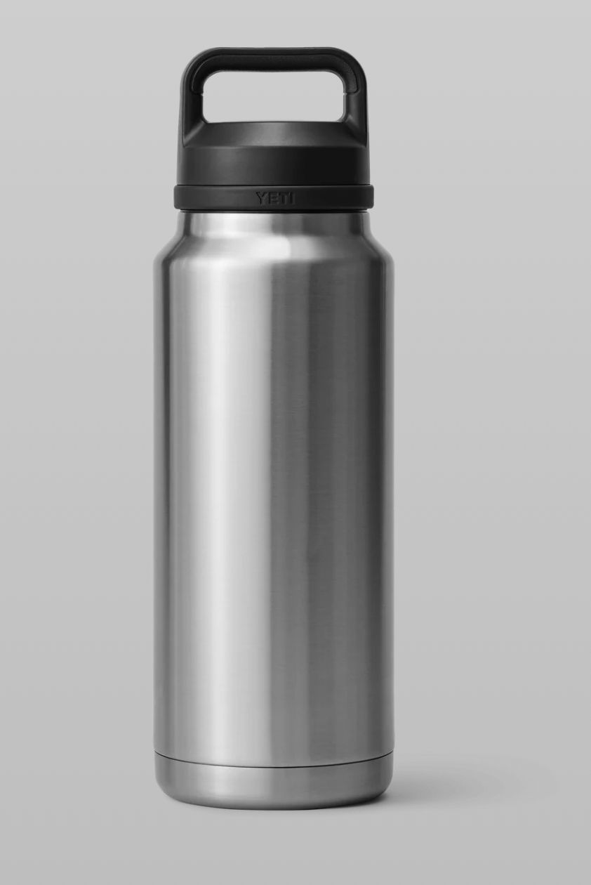 YETI - Rambler Bottle Chug 36oz/1L - Stainless Steel