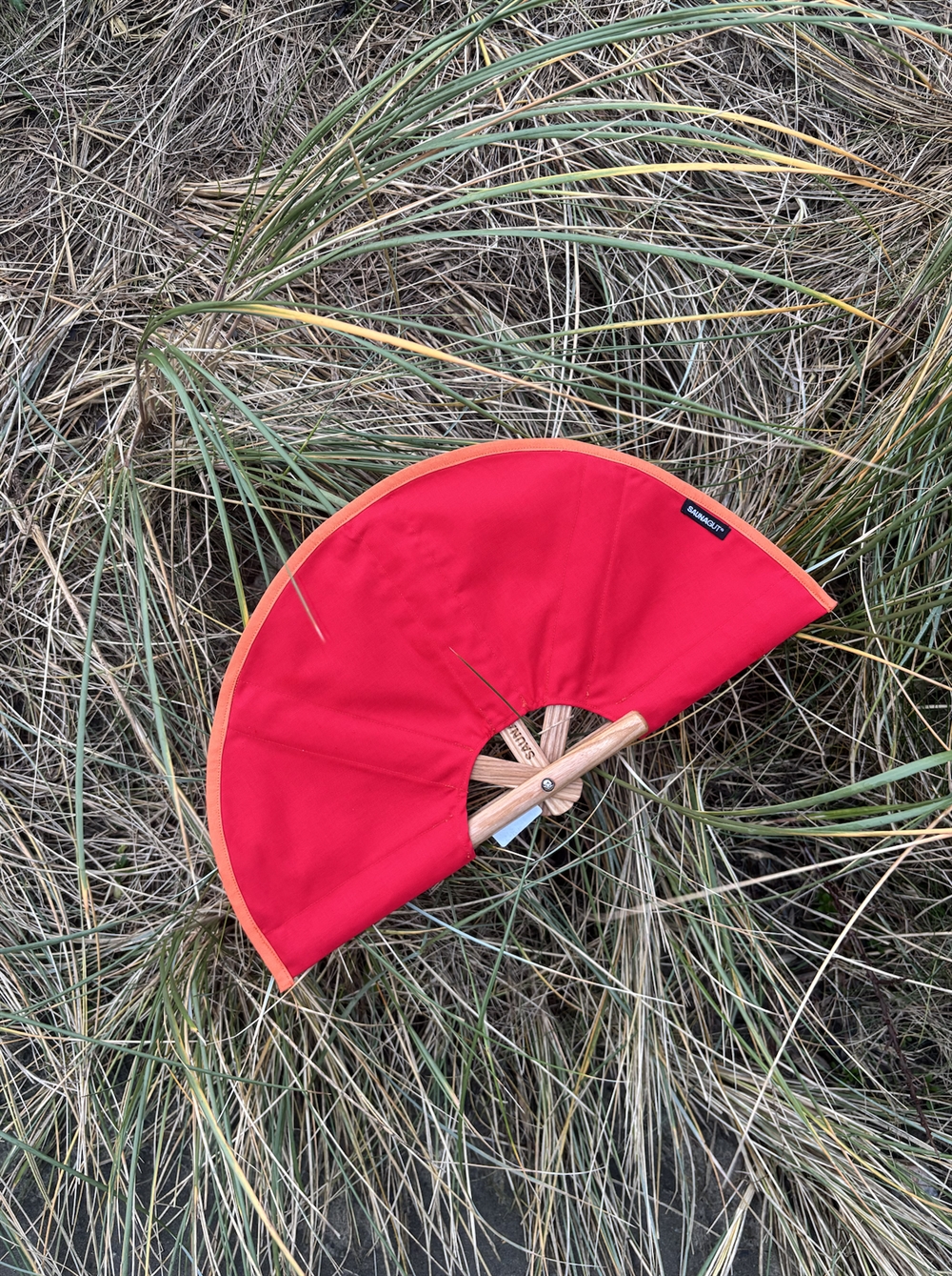 SaunaGut Micro vifte til røgelse - Rød Orange