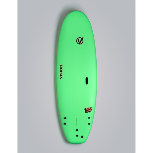 Vision TakeOff 8'0" Whopper Surfboard - Lime