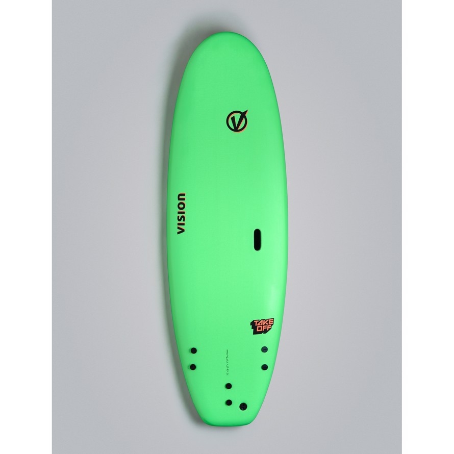 Vision TakeOff 8\'0" Whopper Surfboard - Lime