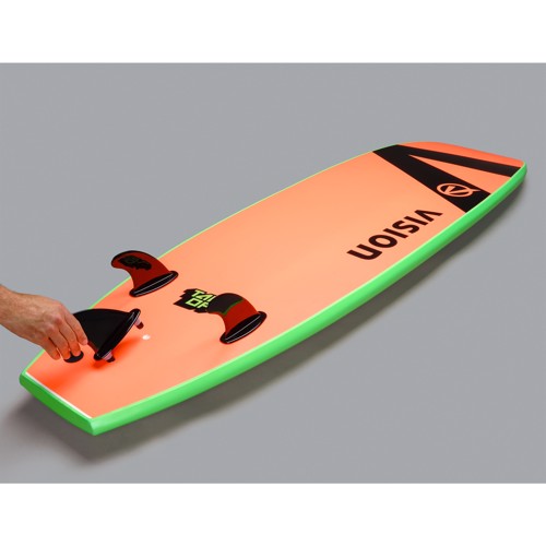 Vision TakeOff 7\'6" Mini-Mal Surfboard - Lime