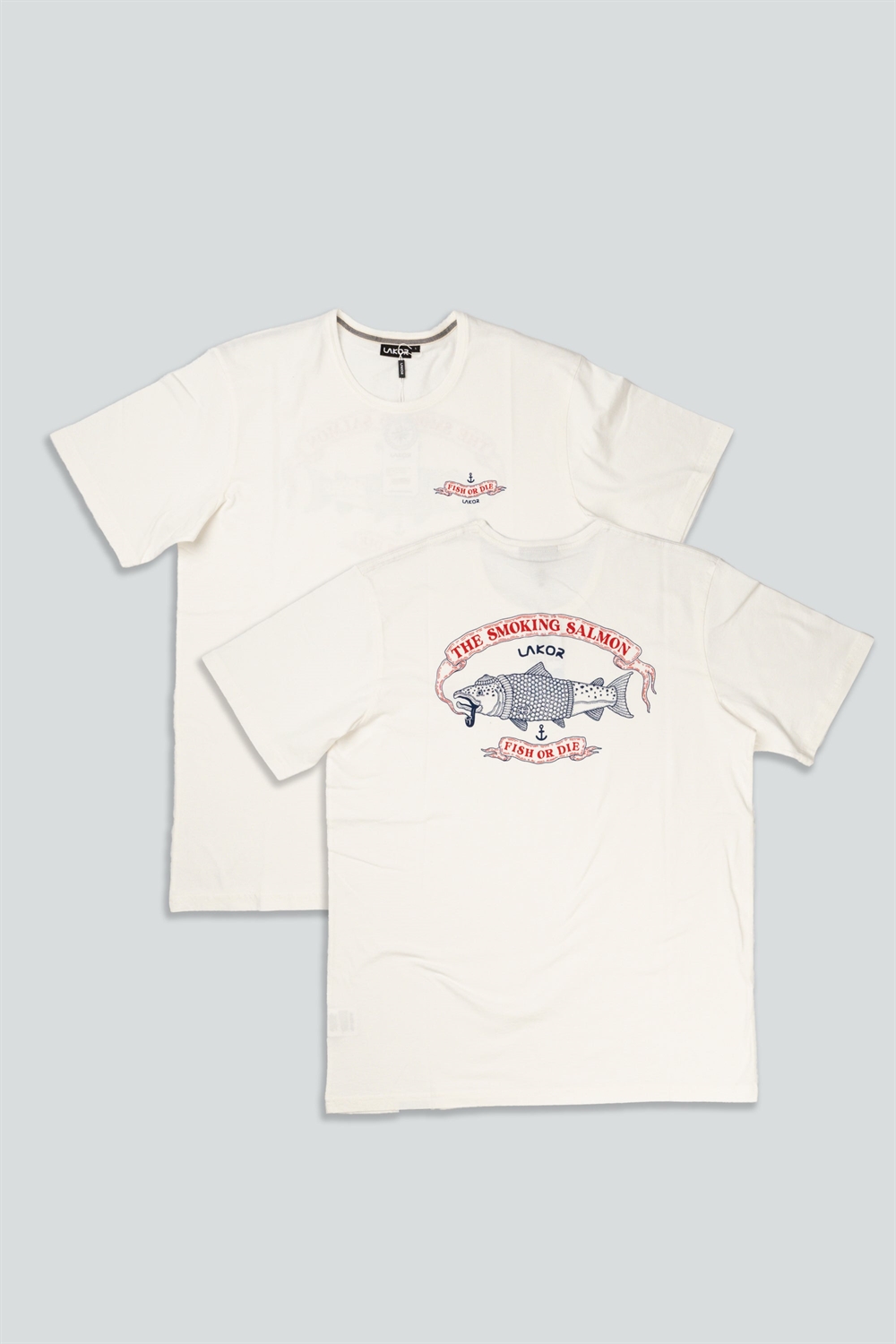 Lakor Smoking Salmon T-shirt - Star White