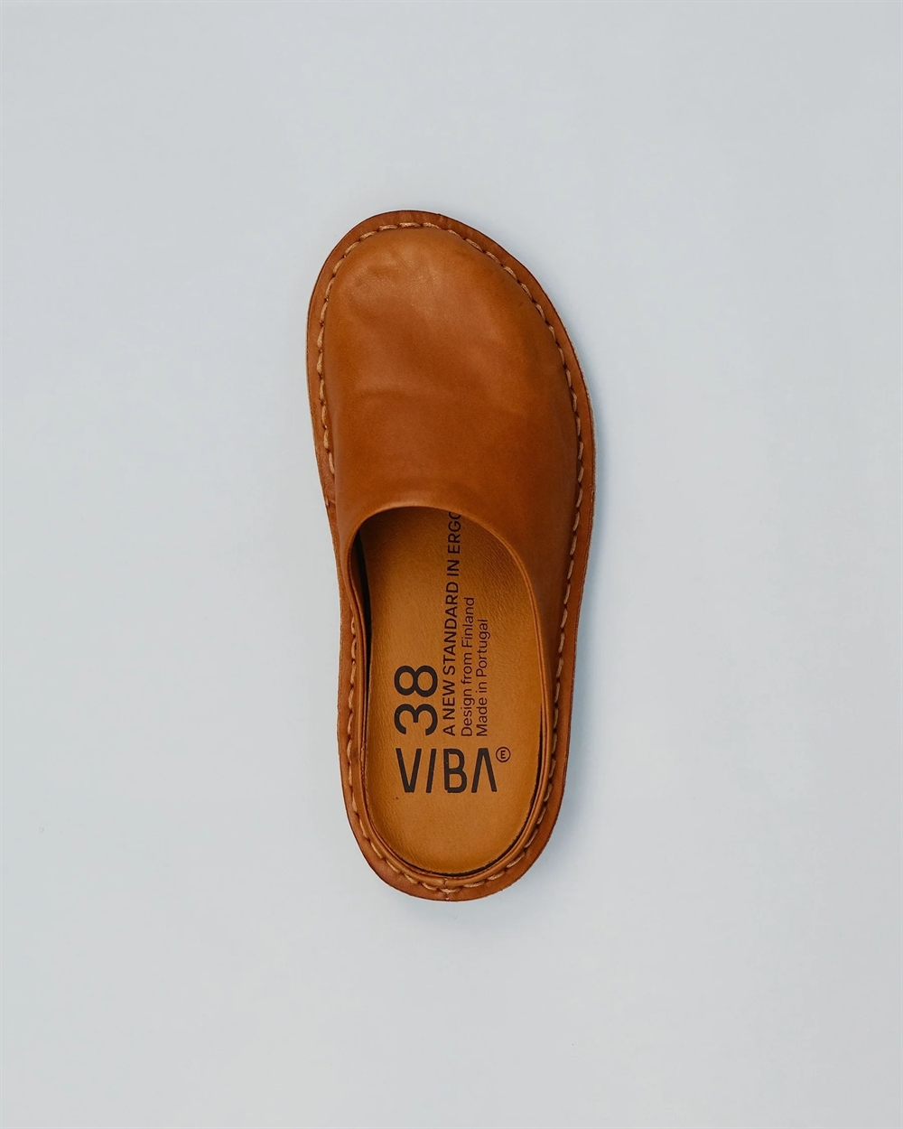 VIBAe ROMA Leather - Cognac Brown