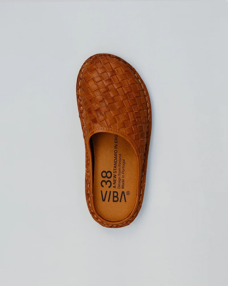 VIBAe ROMA Woven Leather - Cognac