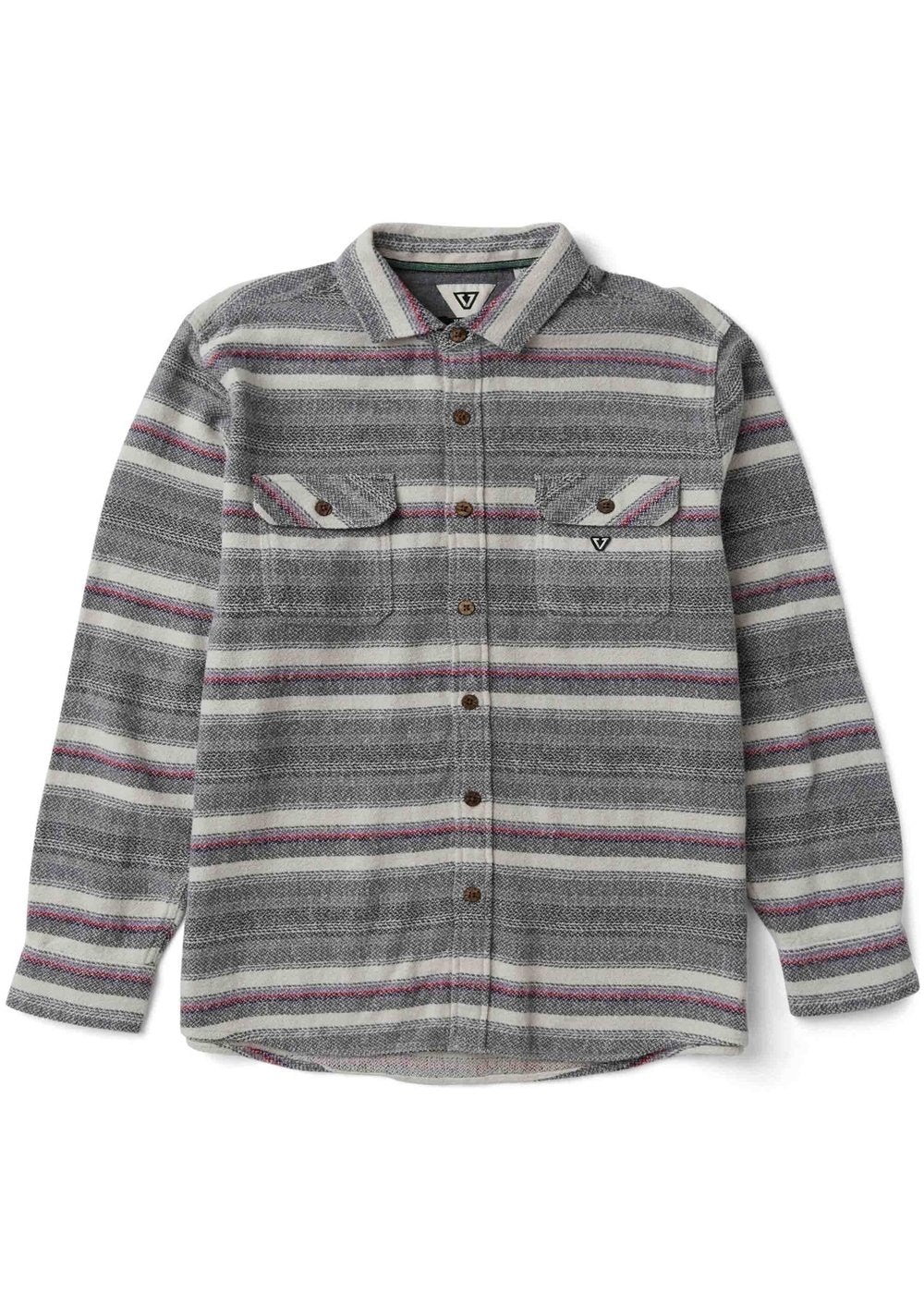 Vissla Descanso Flannel Shirt - Grey Dawn