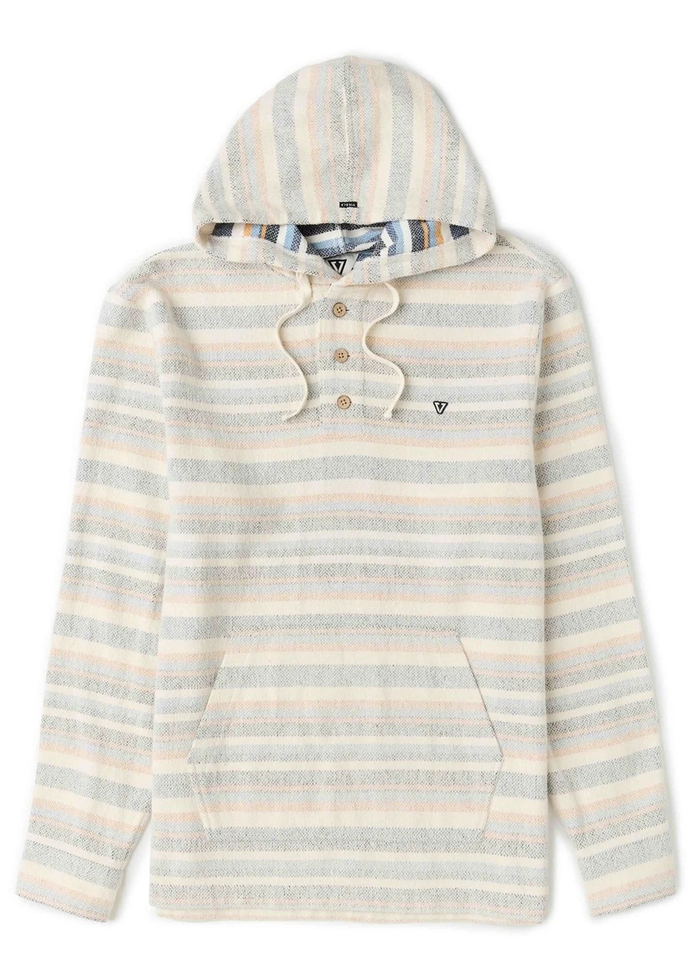 Vissla Descanso Hooded Popover Hættetrøje - Bone 