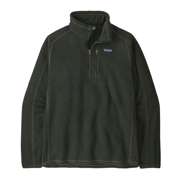 Patagonia Mens Better Sweater 1/4 Zip - Old Growth Green