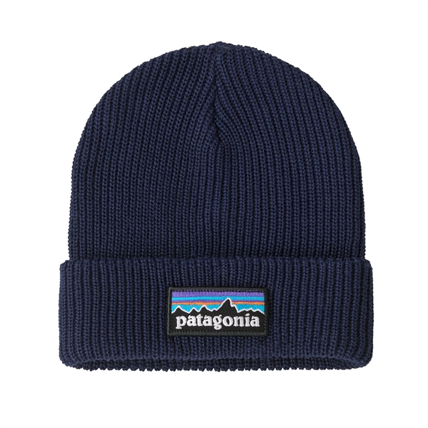 Patagonia Kids Logo Beanie - P-6 Logo: New Navy