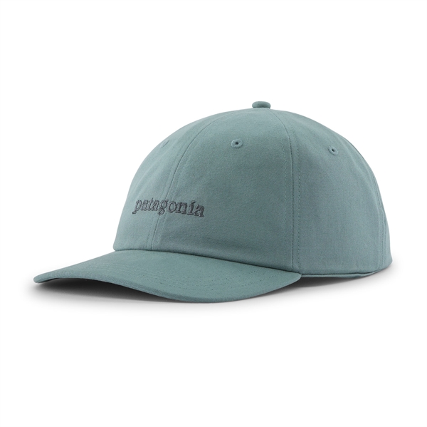 Patagonia Graphic Trad Cap - Text Logo: Blue Sage