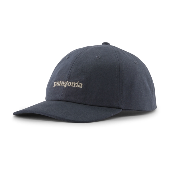 Patagonia Graphic Trad Cap - Text Logo: Smolder Blue