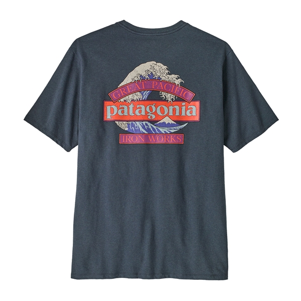 Patagonia Mens Great Waves Responsibili-Tee - Summit Blue