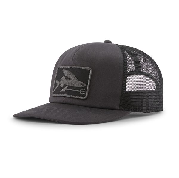 Patagonia Flying Fish Relaxed Trucker Hat - Ink Black