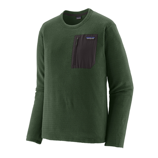 Patagonia Mens R1 Air Crew - Treeline Green