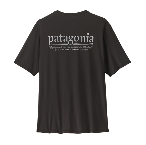 Patagonia Mens Cap Cool Daily Shirt : Hut Tripper - Black