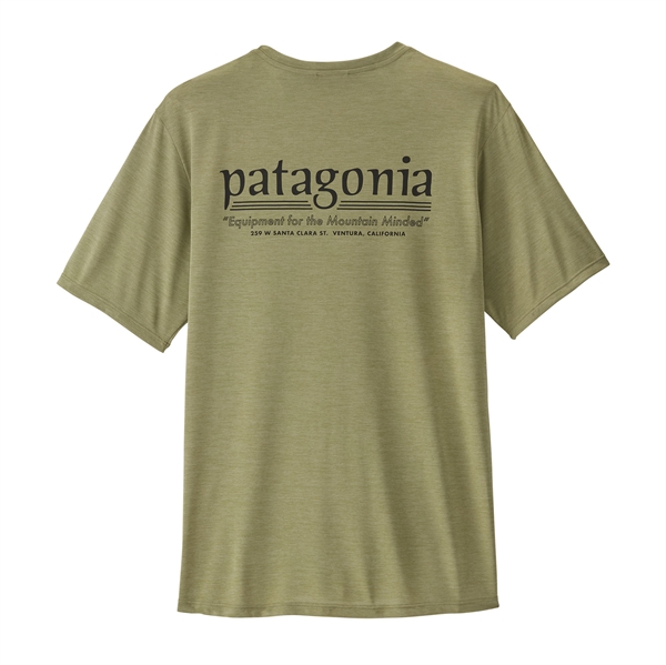 Patagonia Mens Cap Cool Daily Shirt : Hut Tripper - Gumtree Green - Light Gumtree Green X-Dye