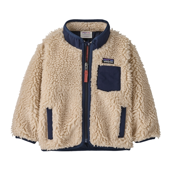 Patagonia Baby Retro-X jacket - Dark Natural w/New Navy