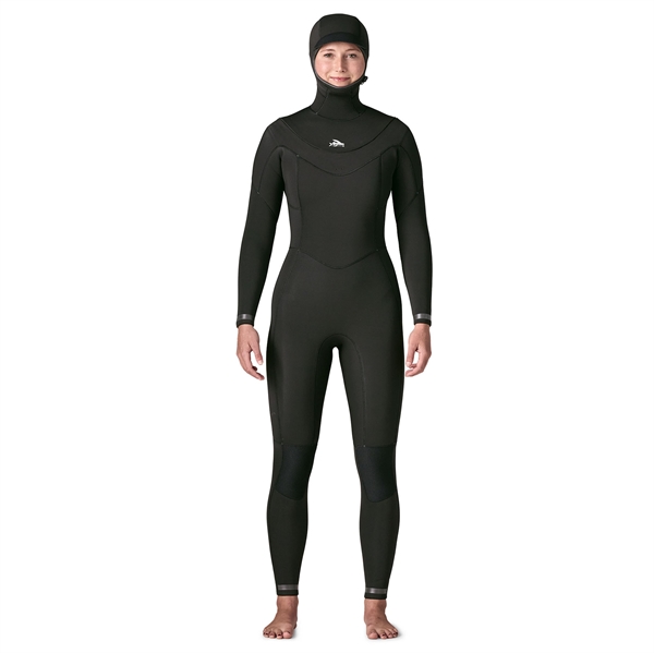 Patagonia Women Regulator 6/5 Hooded Full Suit - Black 