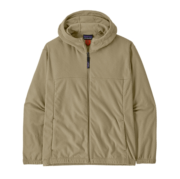 Patagonia Mens Textured Fleece Hoody - Weathered Stone