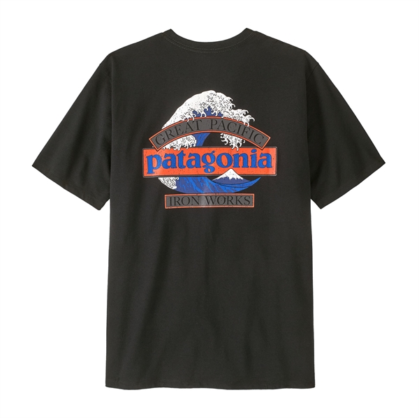 Patagonia Mens Great Waves Responsibili-Tee - Black